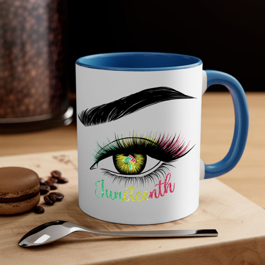 Juneteenth 1865 GirlS Eye 3#- juneteenth-Mug / Coffee Cup