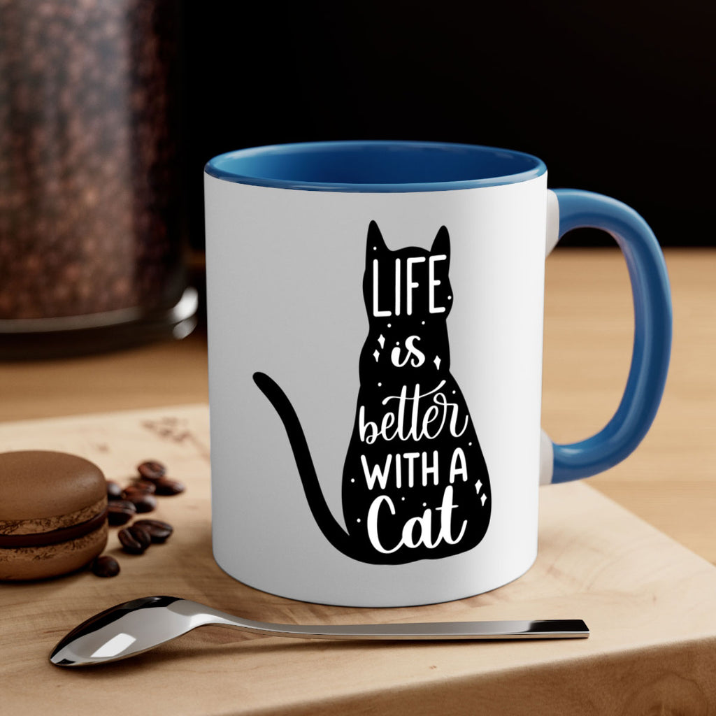 Life Is Better With A Cat Style 98#- cat-Mug / Coffee Cup