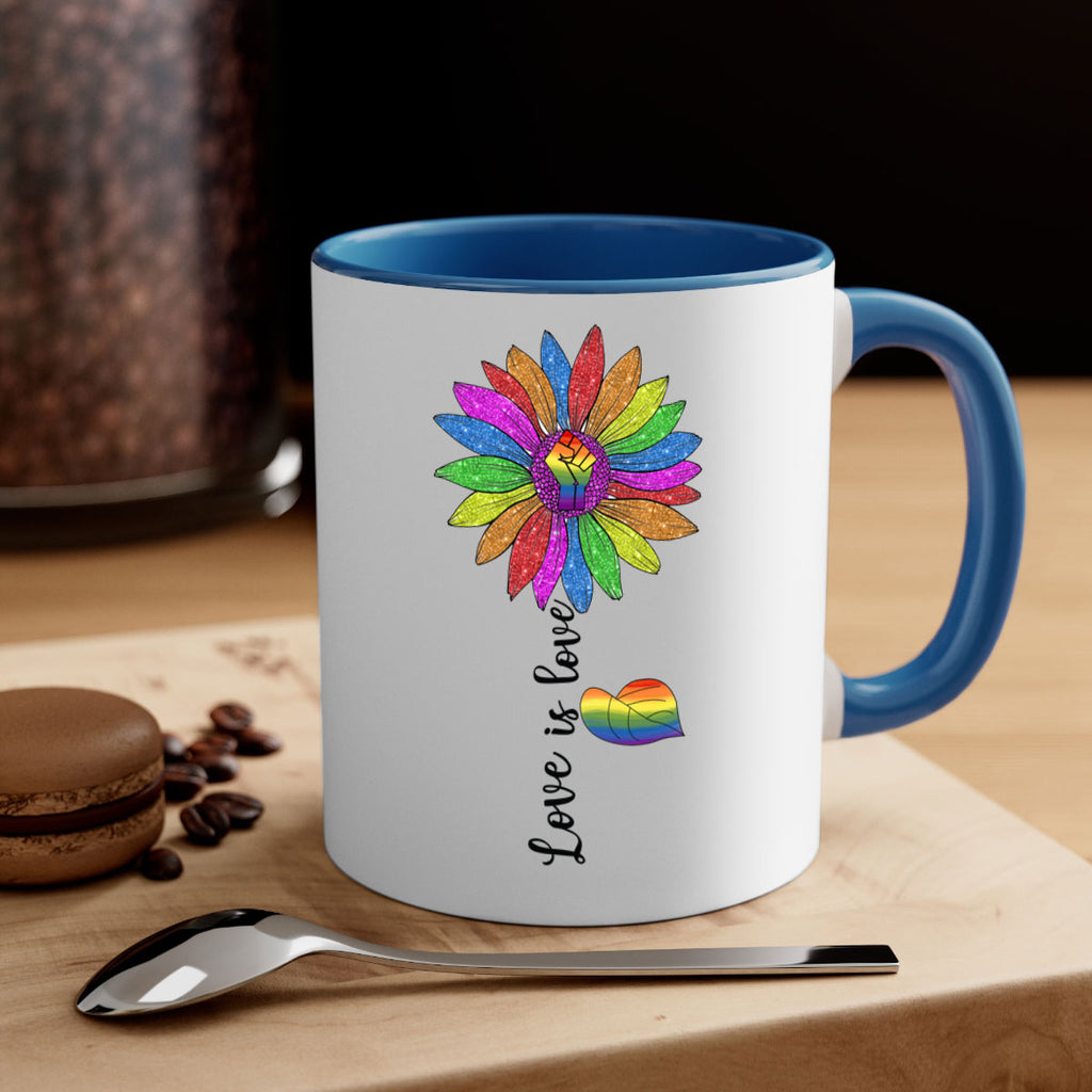 Love Is Love Pride Lgbt Sunflower Png 47#- lgbt-Mug / Coffee Cup