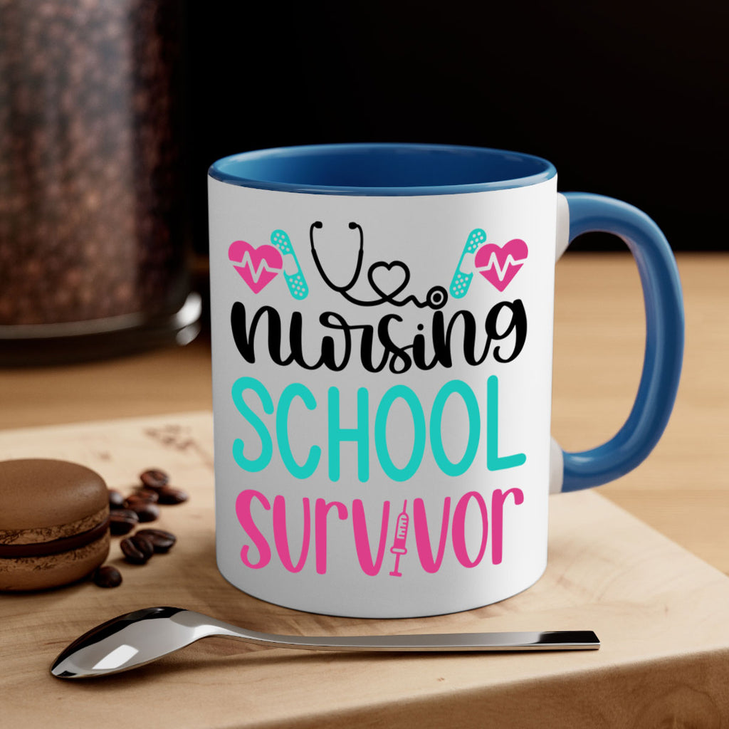 Nursing School Survivor Style Style 63#- nurse-Mug / Coffee Cup