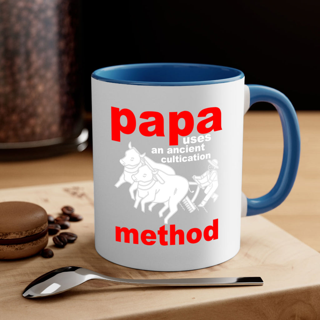 PAPA USES an ancient 113#- grandpa-Mug / Coffee Cup