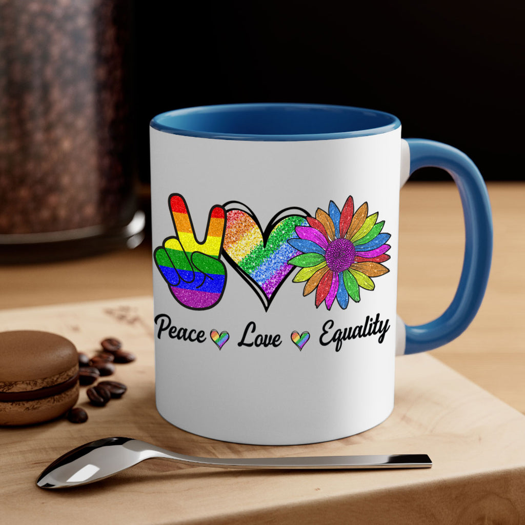 Peace Love Equality Lgbt Pride Design 40#- lgbt-Mug / Coffee Cup