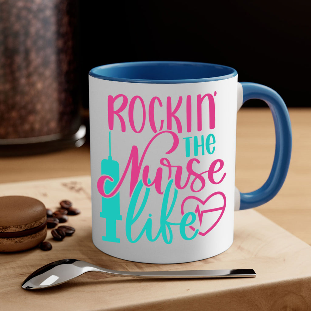 Rockin The Nurse Life Style Style 55#- nurse-Mug / Coffee Cup