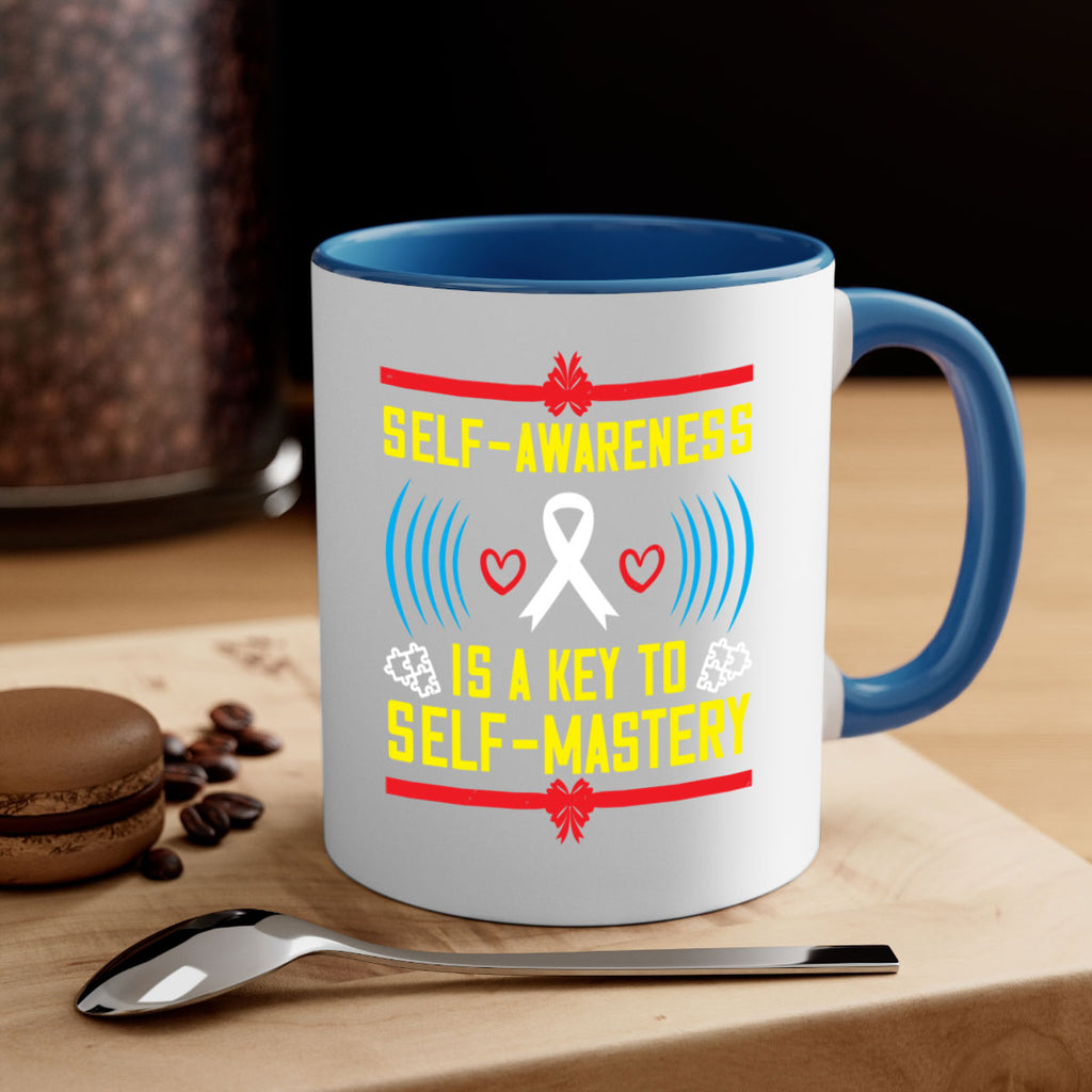 Self wareness is a key to self mastery Style 32#- Self awareness-Mug / Coffee Cup