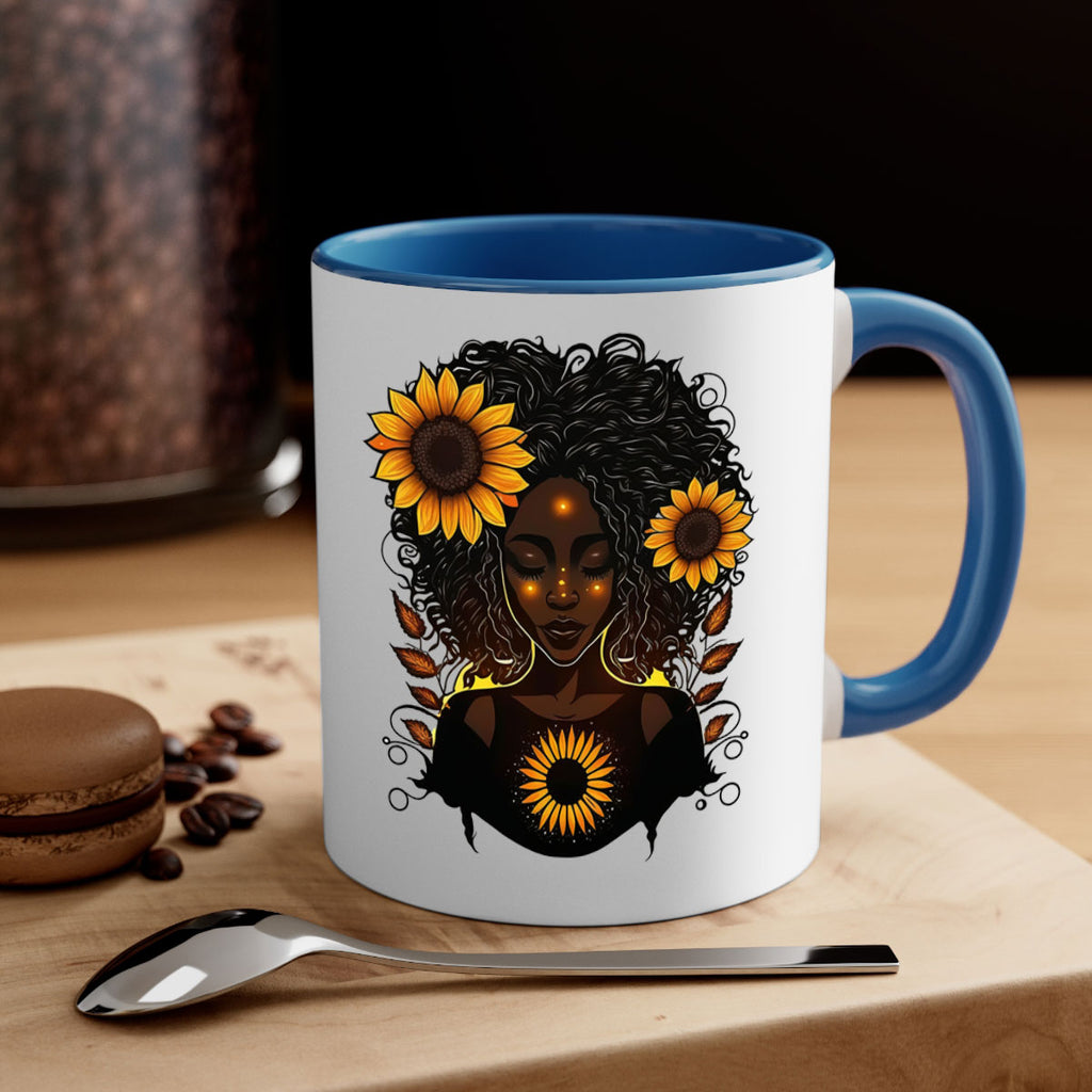Sparkling Black Girl Design 13#- Black women - Girls-Mug / Coffee Cup