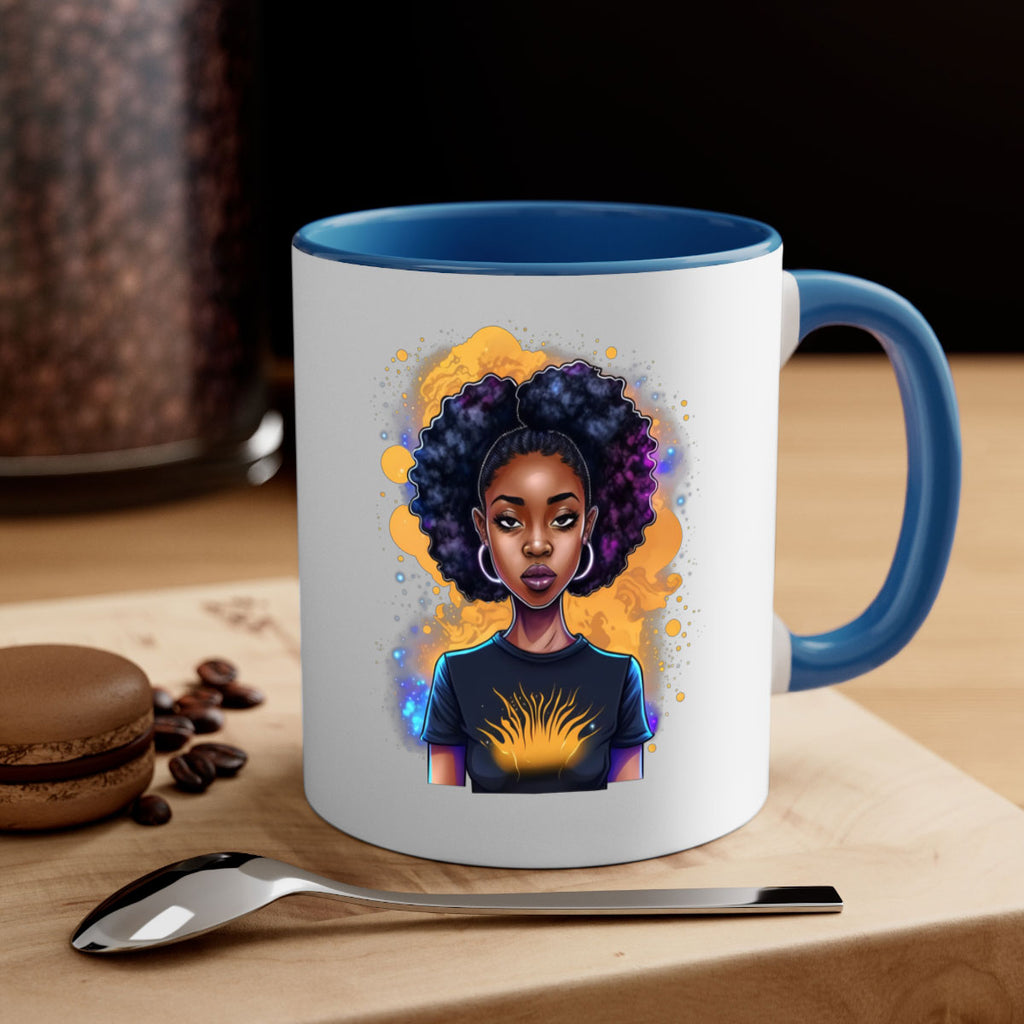 Sparkling Black Girl Design 15#- Black women - Girls-Mug / Coffee Cup