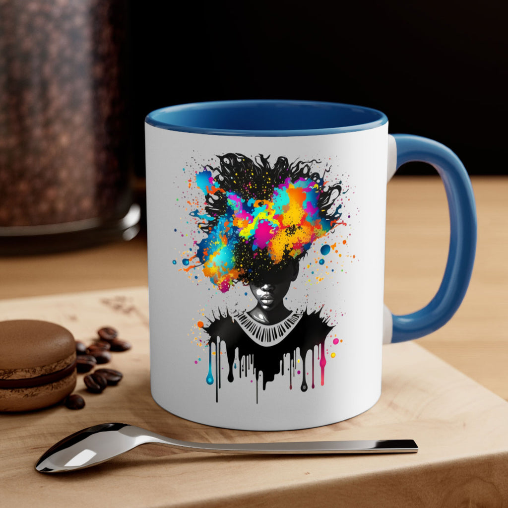 Sparkling Black Girl Design 16#- Black women - Girls-Mug / Coffee Cup