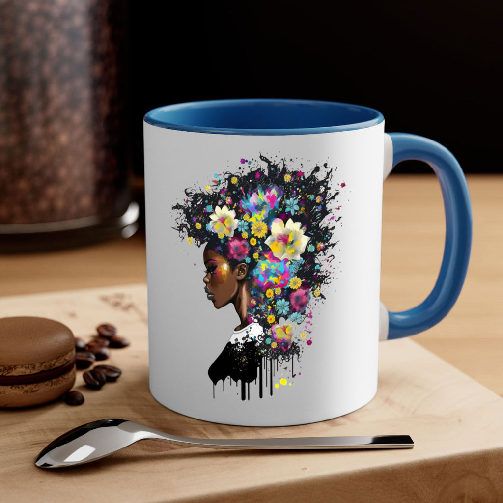 Sparkling Black Girl Design 2#- Black women - Girls-Mug / Coffee Cup