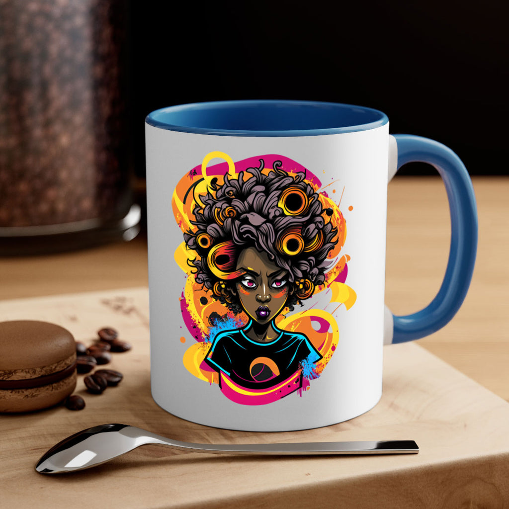 Sparkling Black Girl Design 6#- Black women - Girls-Mug / Coffee Cup