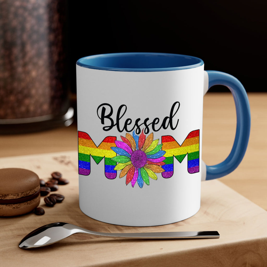Sunflower Lgbt Blessed Mom  51#- lgbt-Mug / Coffee Cup