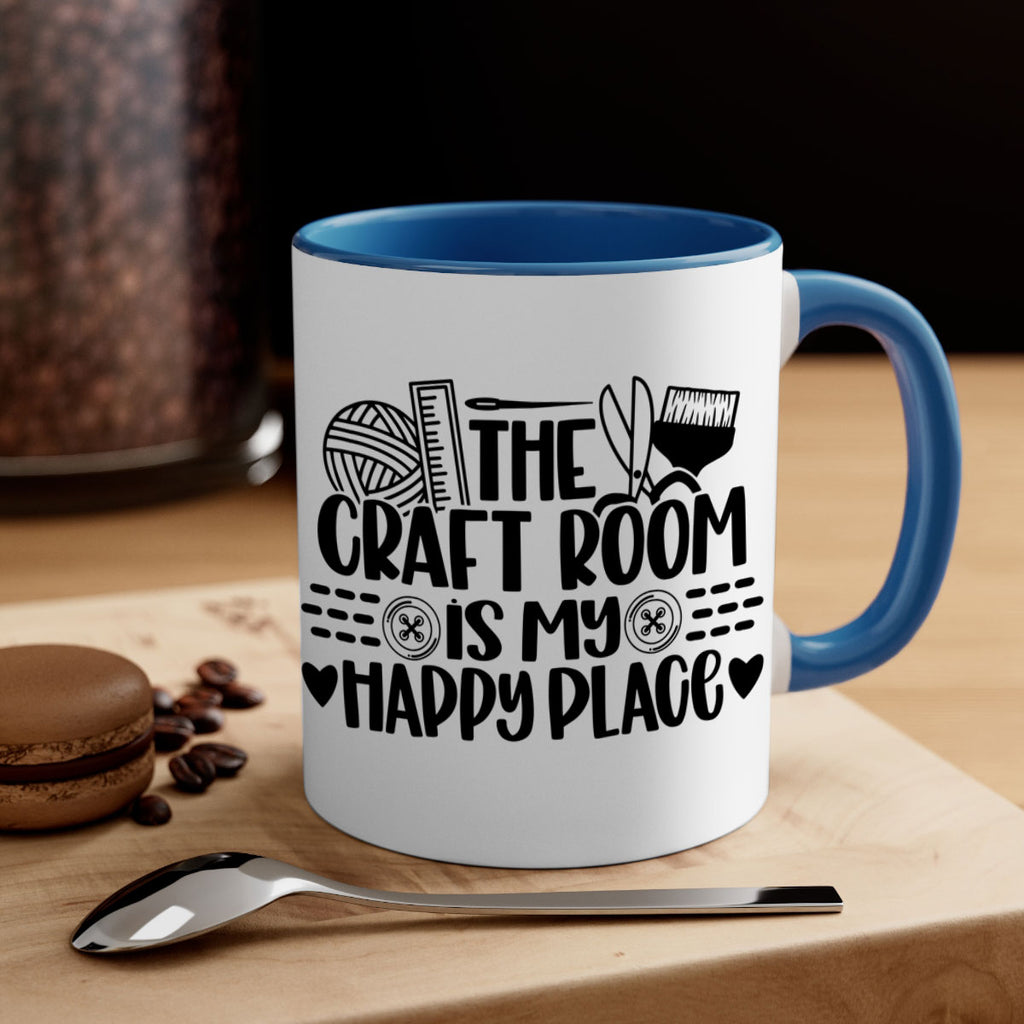 The Craft Room Is My Happy Place 5#- crafting-Mug / Coffee Cup