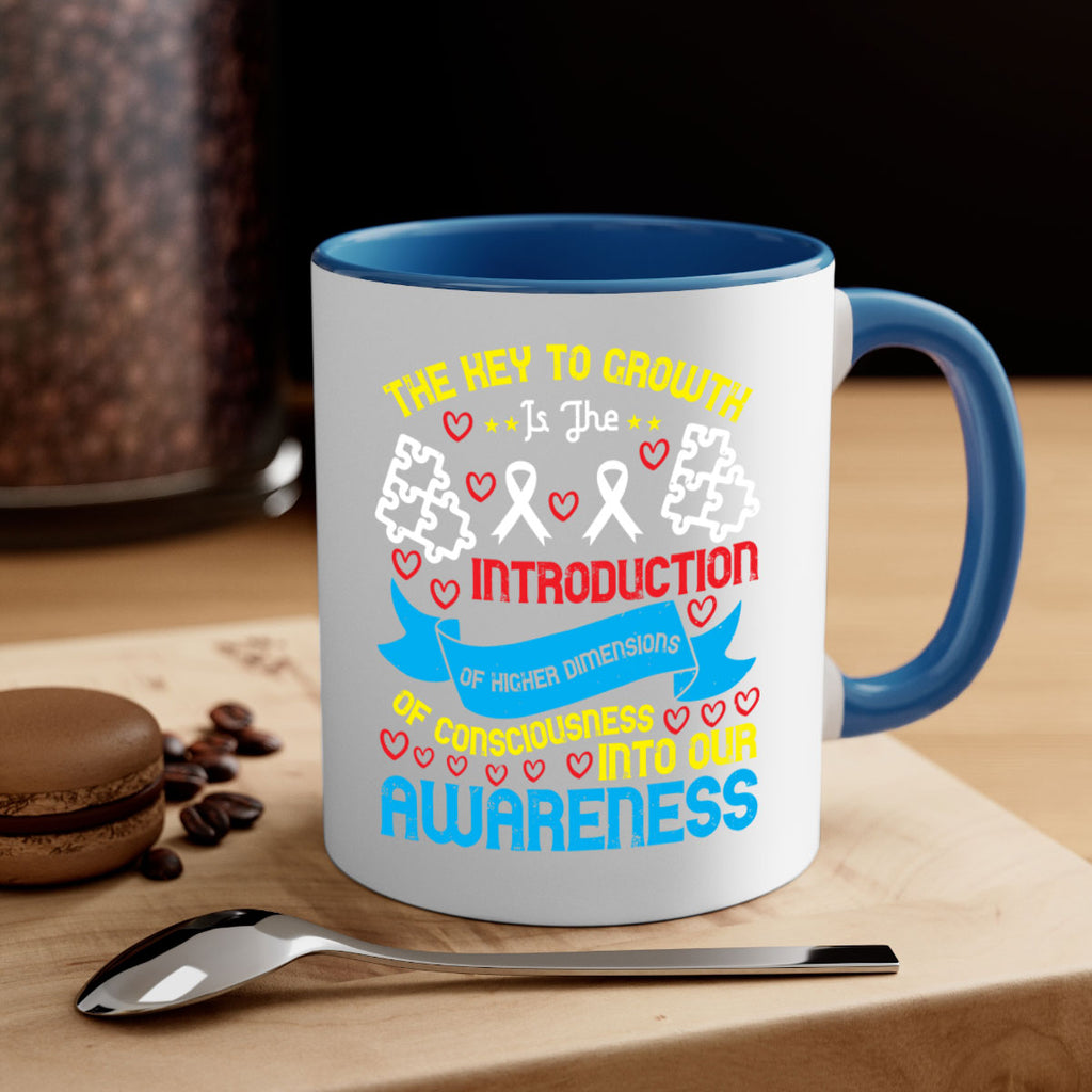 The key to growth is the introduction of higher dimensions Style 20#- Self awareness-Mug / Coffee Cup