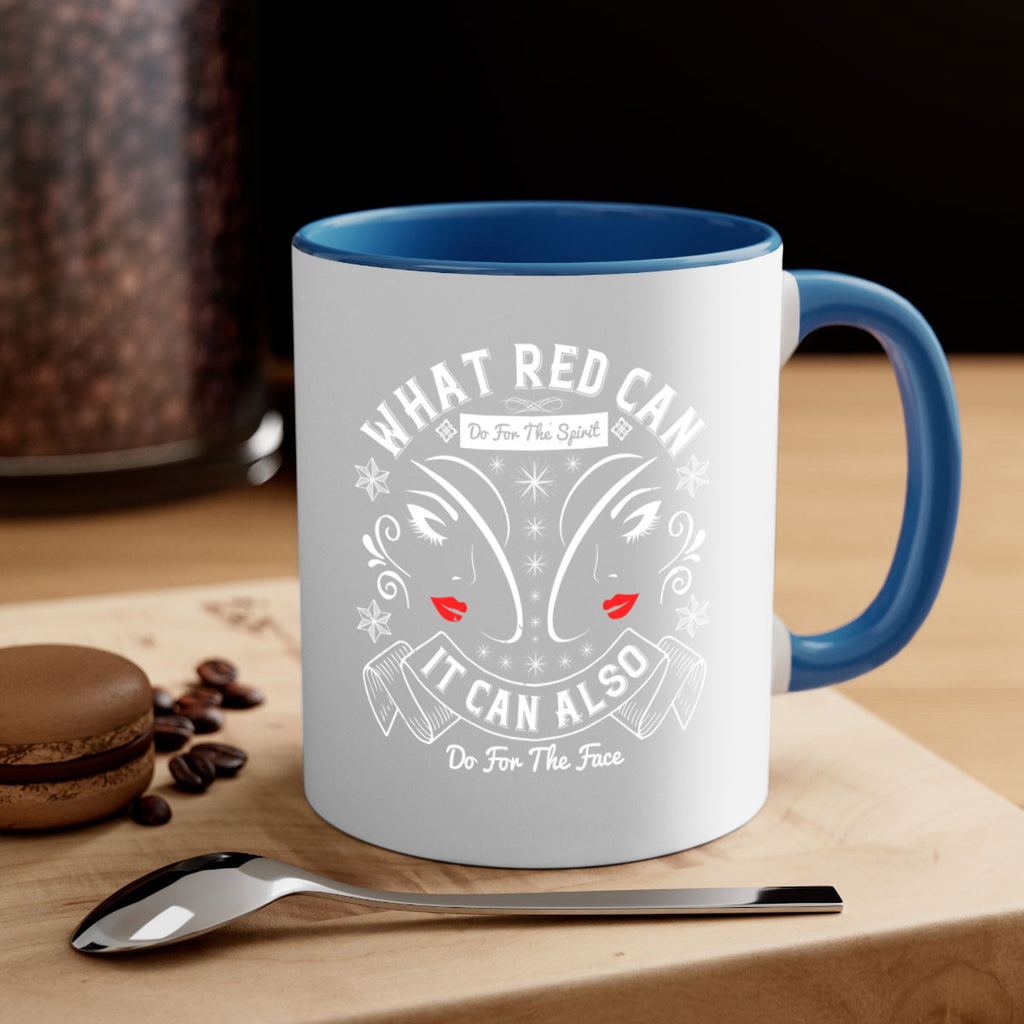 What red can do for the spirit it can also do for the face Style 175#- makeup-Mug / Coffee Cup