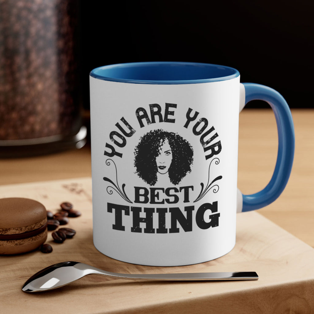 You are your best thing Style 9#- Afro - Black-Mug / Coffee Cup