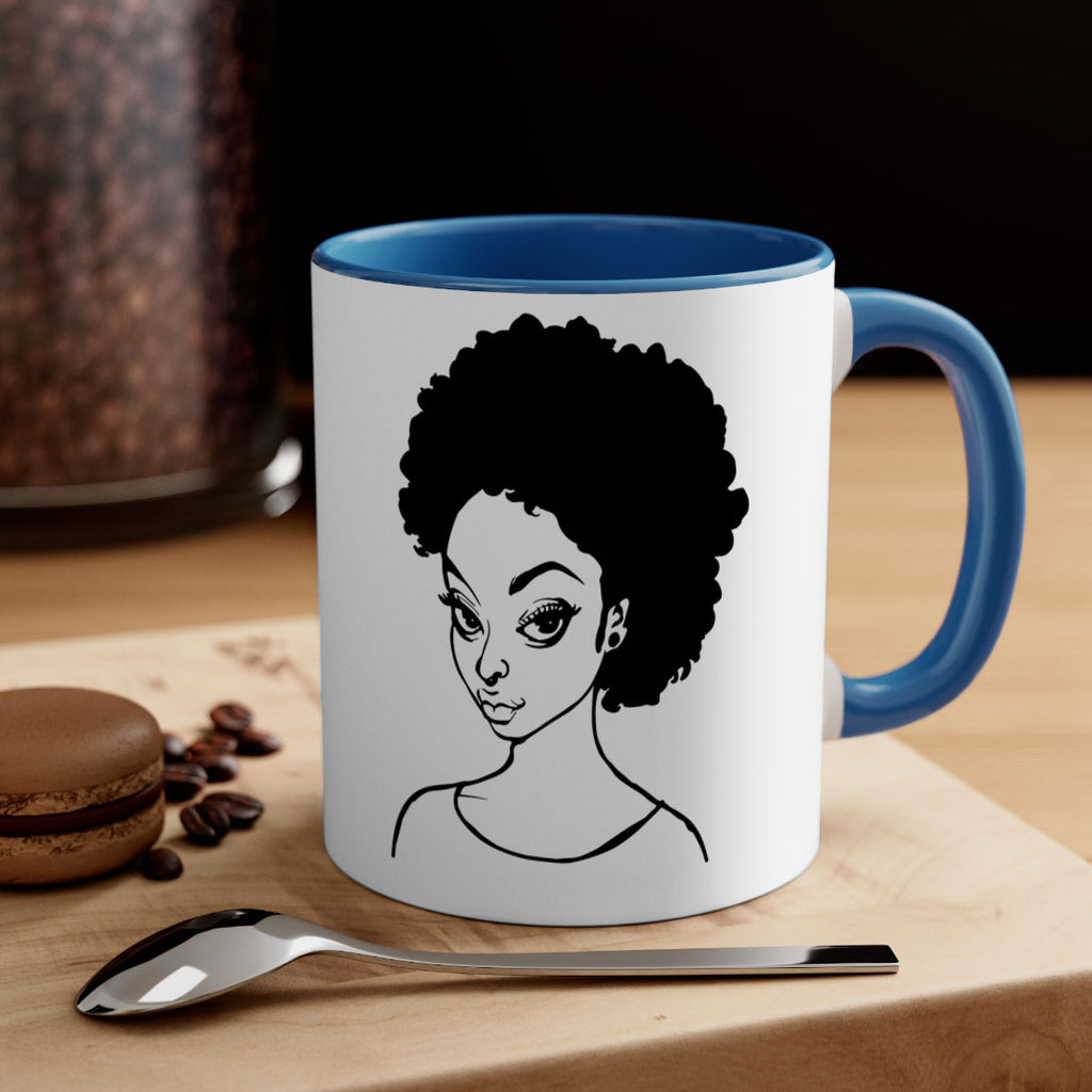 afro woman girl lady 68#- Black women - Girls-Mug / Coffee Cup