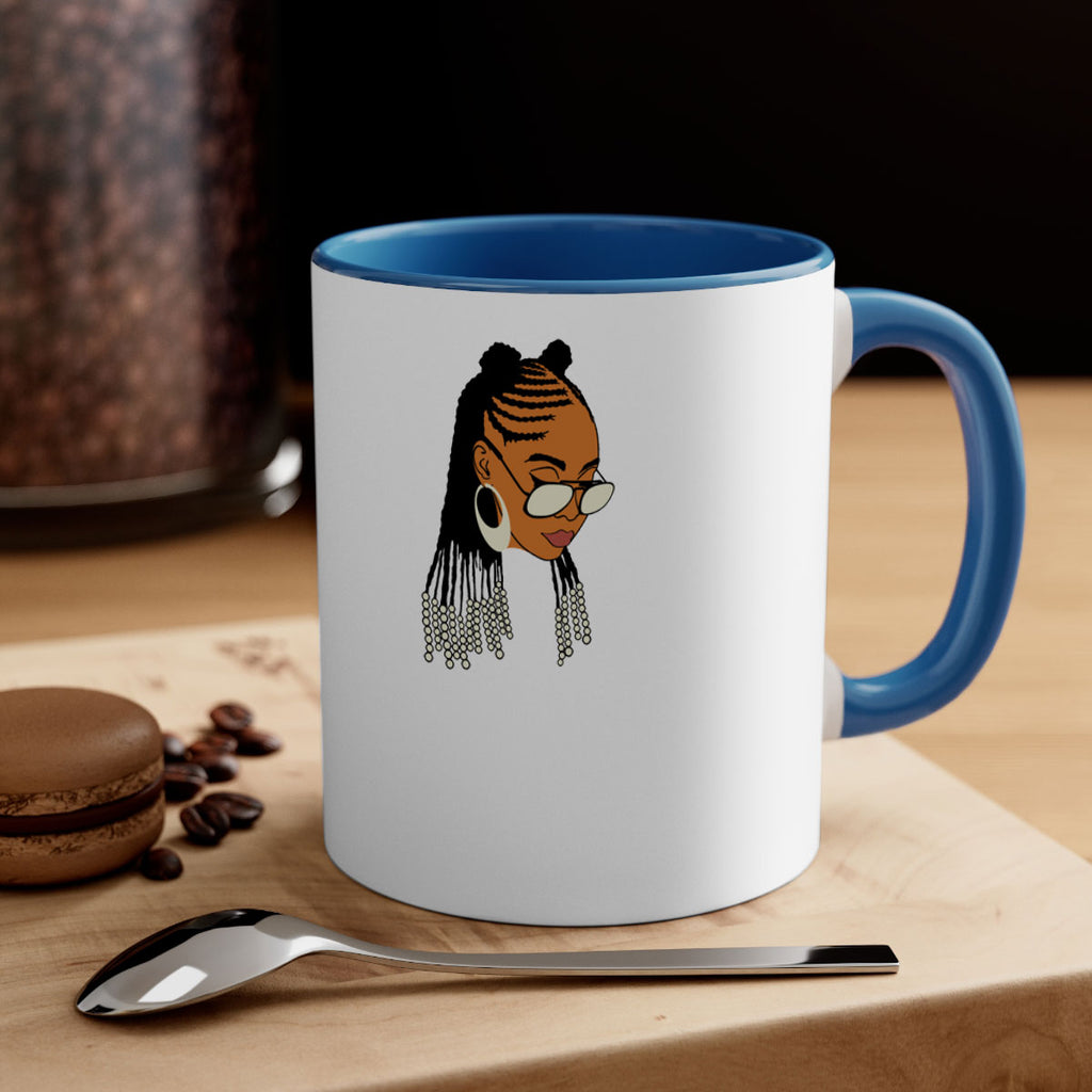 black afro 43#- Black women - Girls-Mug / Coffee Cup
