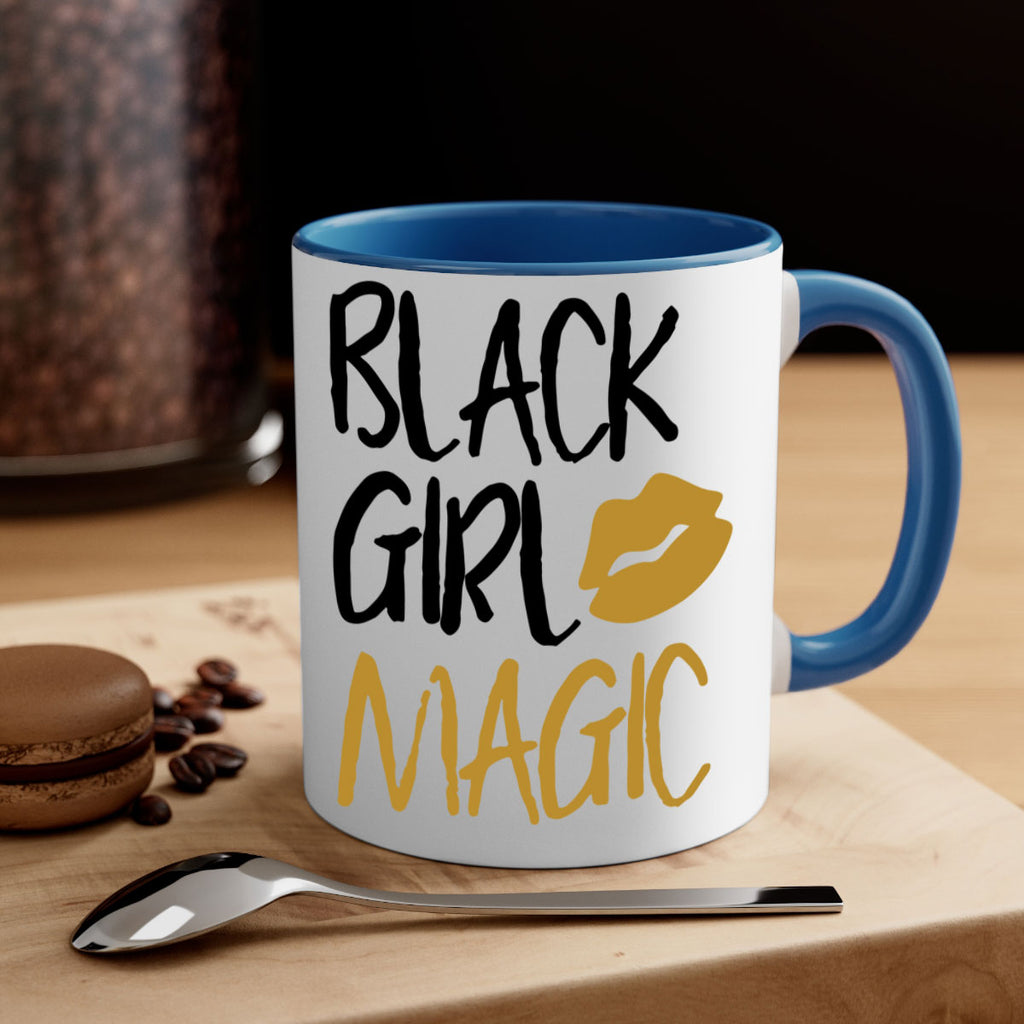 black girl magic lips cocoandbanana 245#- black words - phrases-Mug / Coffee Cup