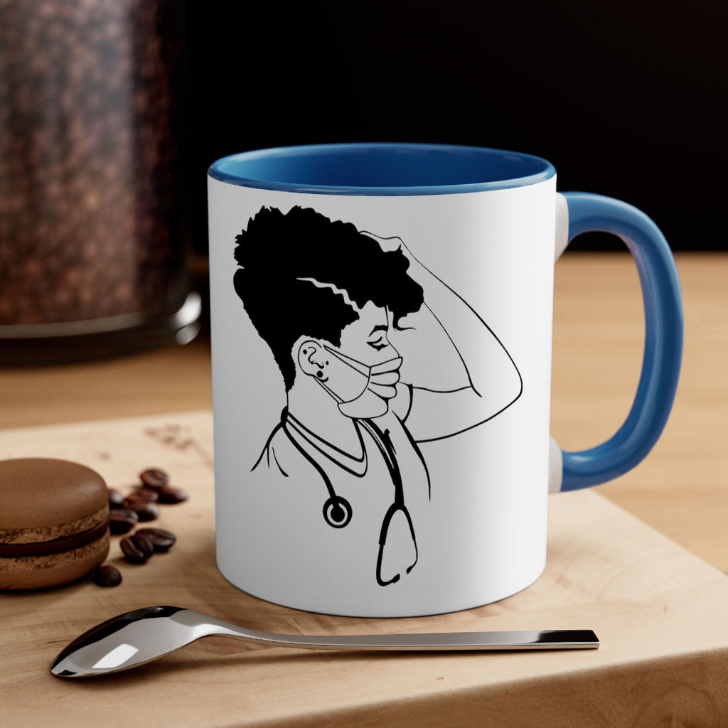 black nurse 3#- Black women - Girls-Mug / Coffee Cup