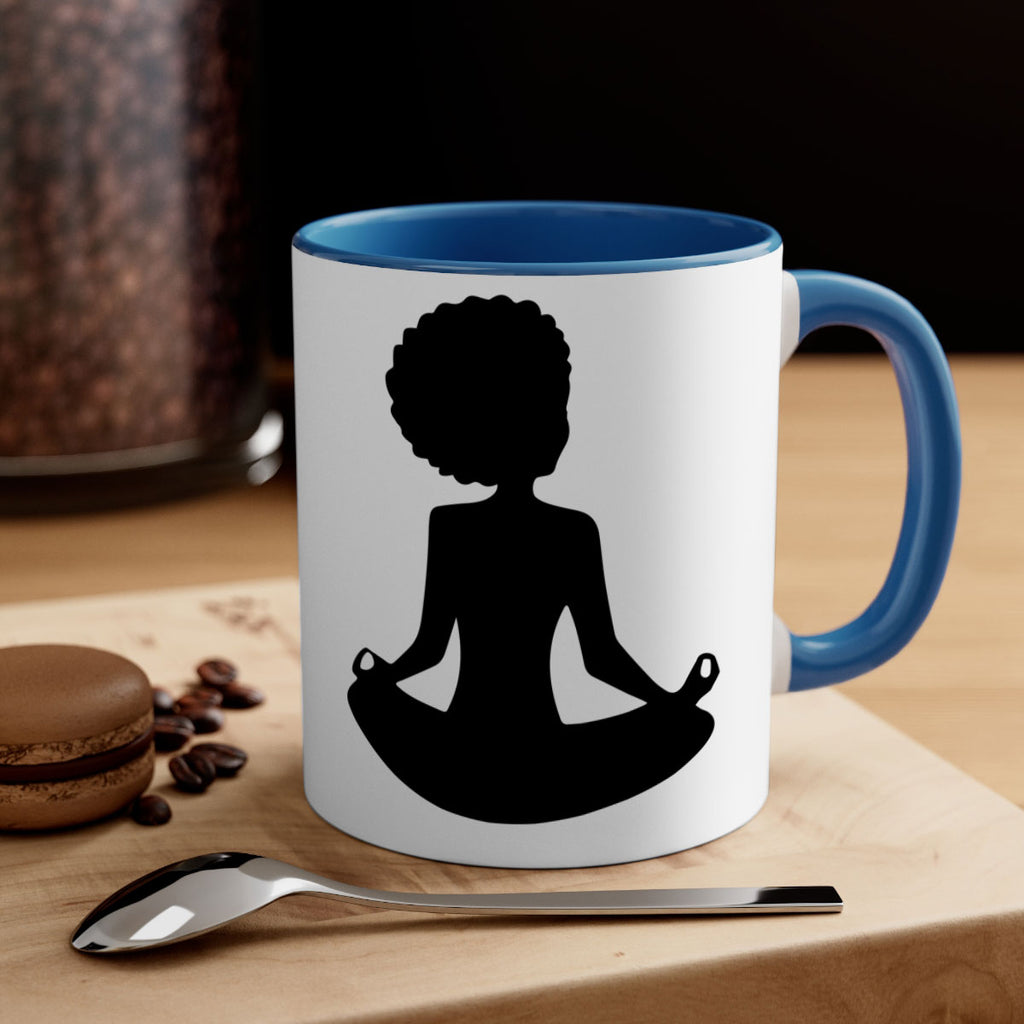 black woman sitting 8#- Black women - Girls-Mug / Coffee Cup
