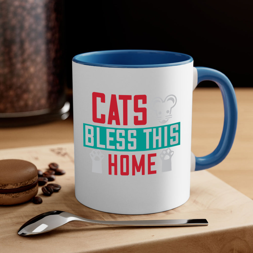 cats bless this home Style 36#- cat-Mug / Coffee Cup
