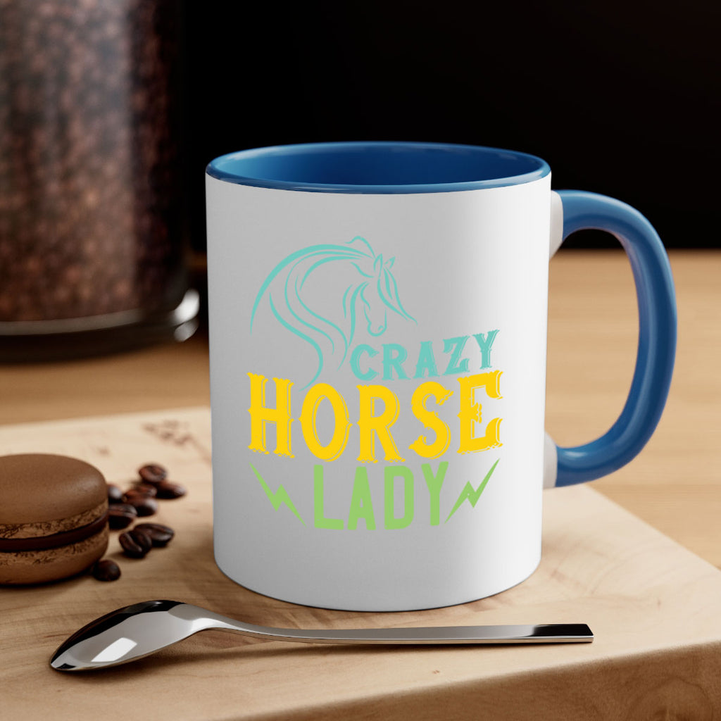 crazy horse lady Style 10#- horse-Mug / Coffee Cup