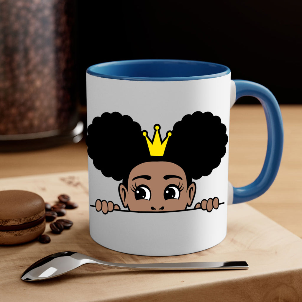 crown afro puffs 51#- Black women - Girls-Mug / Coffee Cup
