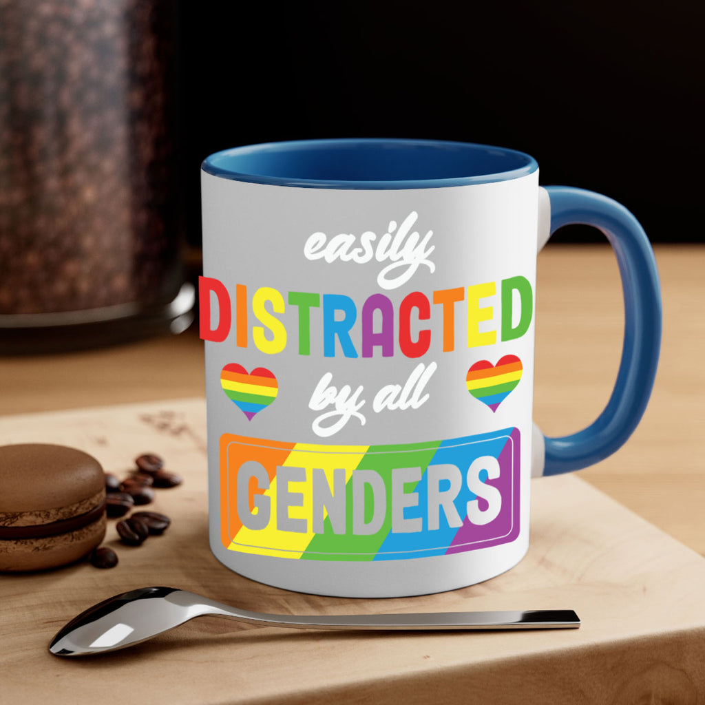 easily distracted by all genders lgbt 142#- lgbt-Mug / Coffee Cup