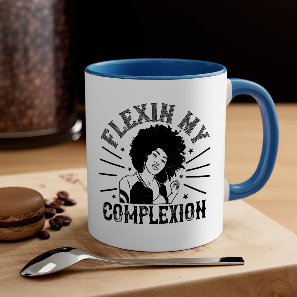 flexin my complexion Style 34#- Afro - Black-Mug / Coffee Cup