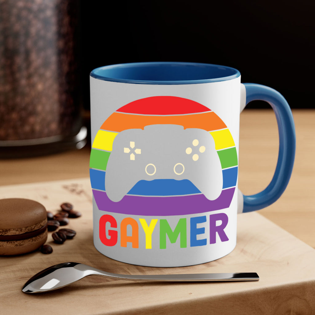 gaymer lgbt gamer rainbow flag lgbt 135#- lgbt-Mug / Coffee Cup