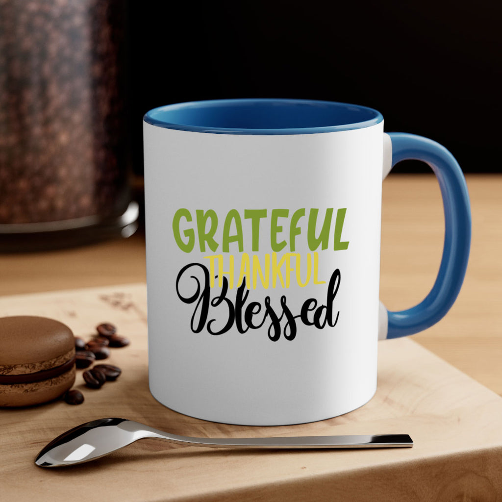 grateful thankful blessed 57#- thanksgiving-Mug / Coffee Cup