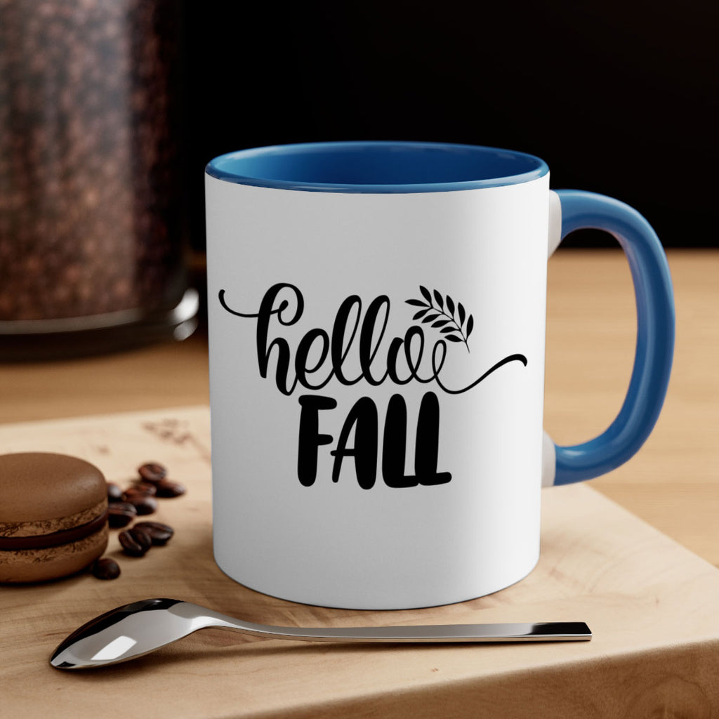 hello fall 54#- thanksgiving-Mug / Coffee Cup