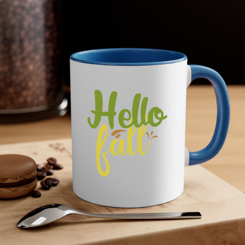 hello fall 55#- thanksgiving-Mug / Coffee Cup