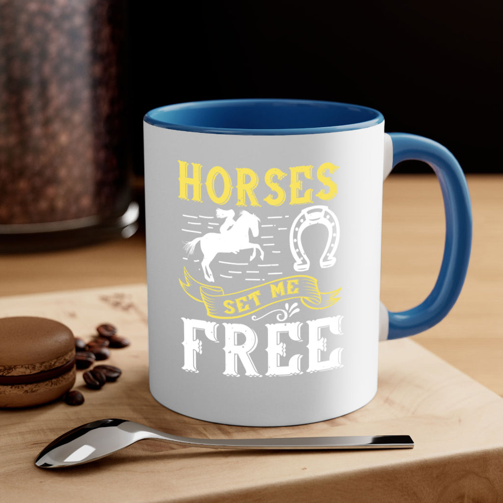 horses set me free Style 39#- horse-Mug / Coffee Cup