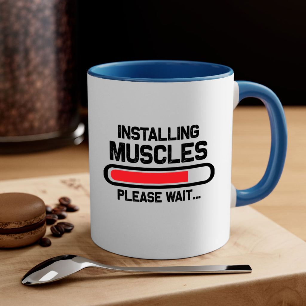 installing muscles please wait 7#- gym-Mug / Coffee Cup