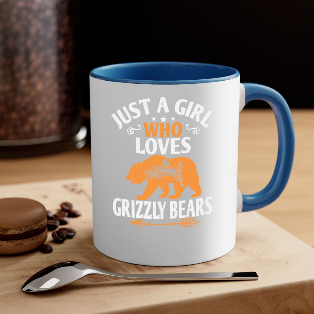 just a girl who loves Grizzly Bears 20#- bear-Mug / Coffee Cup
