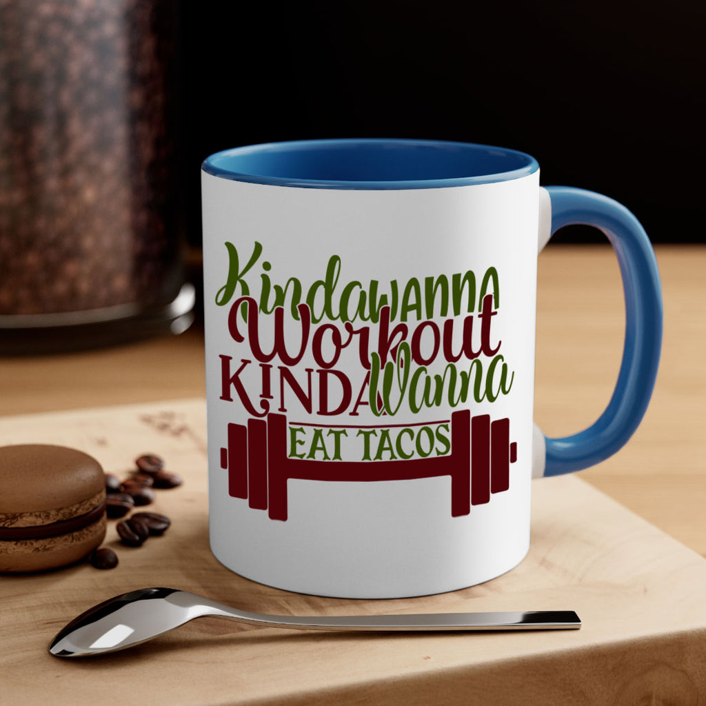 kinda wanna workout kinda wanna eat tacos 36#- gym-Mug / Coffee Cup