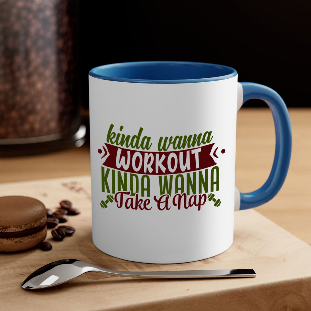 kinda wanna workout kinda wanna take a nap 34#- gym-Mug / Coffee Cup
