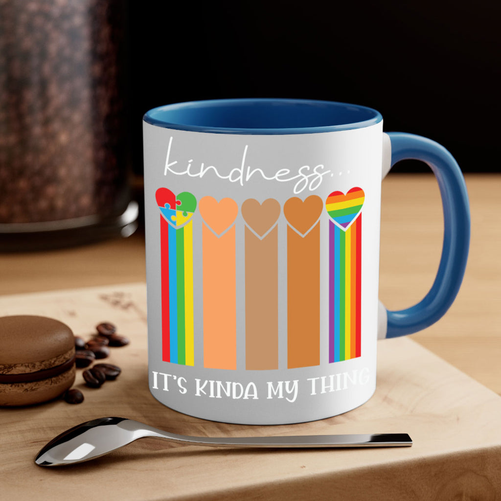 kindness its kinda my thing lgbt 110#- lgbt-Mug / Coffee Cup