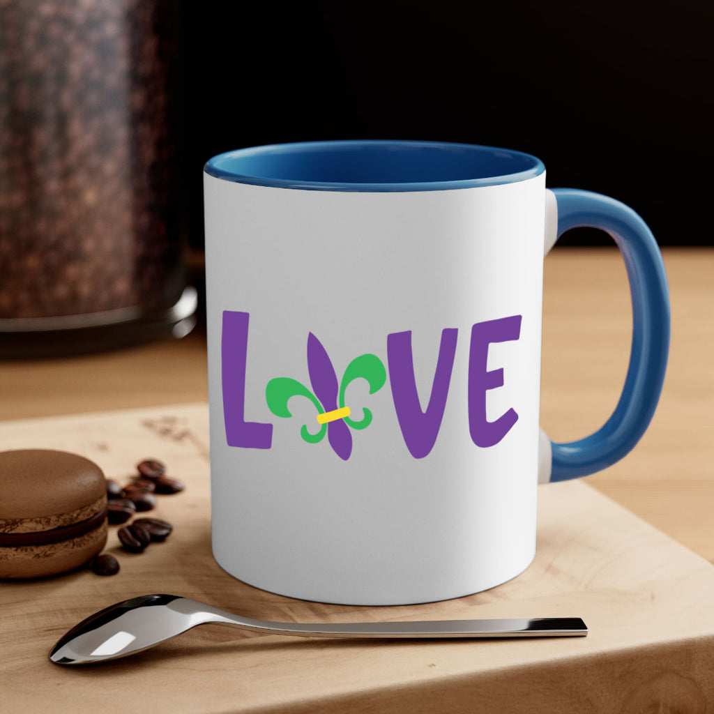 love 80#- mardi gras-Mug / Coffee Cup