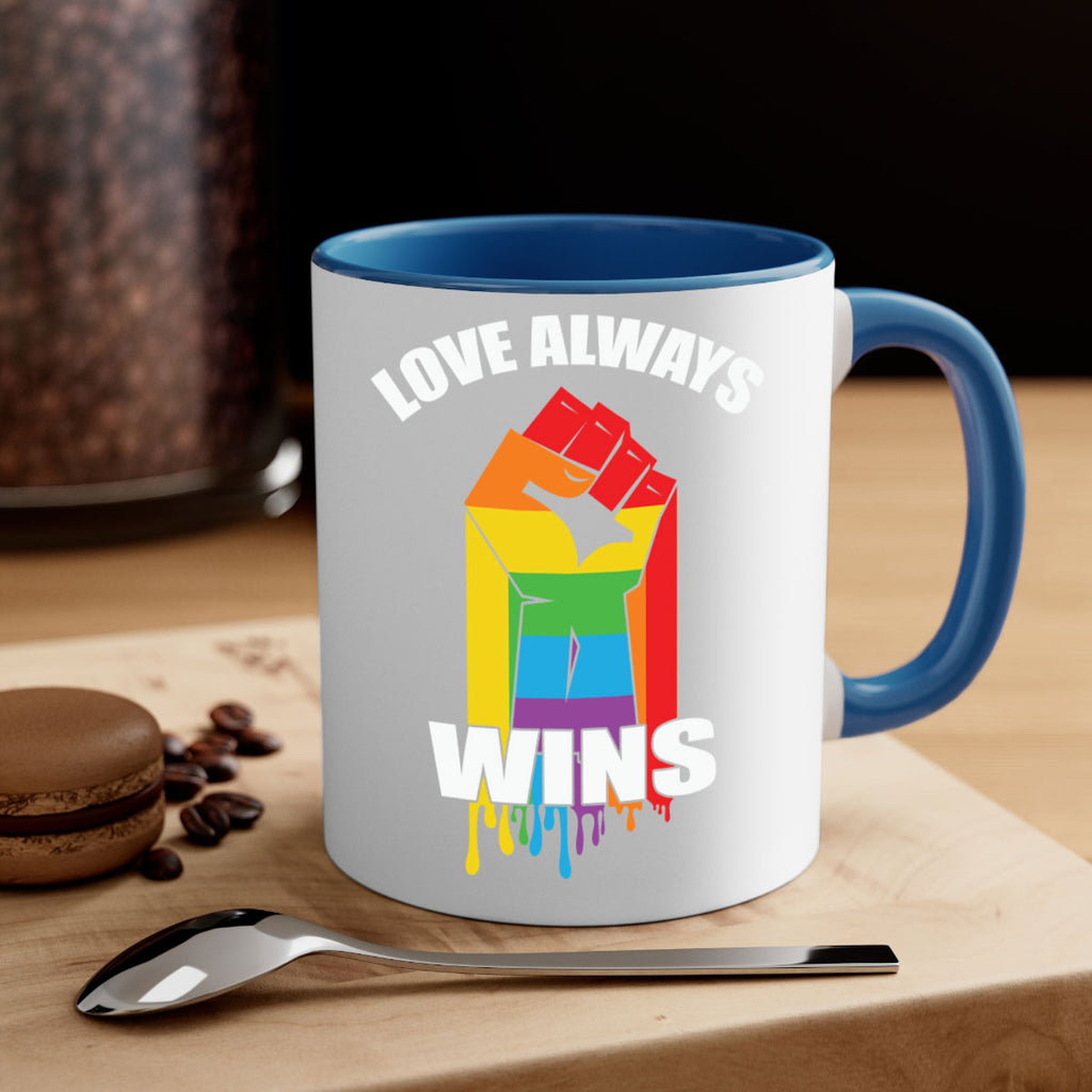 love always wins lgbt fist lgbt 87#- lgbt-Mug / Coffee Cup