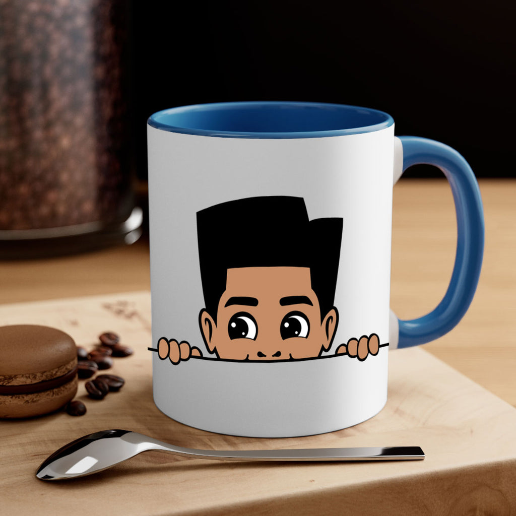 peekaboo boy 18#- Black men - Boys-Mug / Coffee Cup