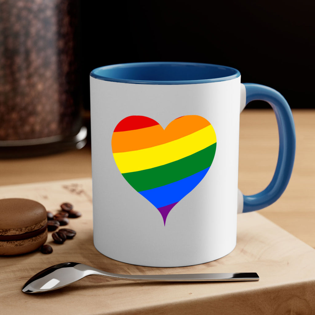 rainbow hear 8#- lgbt-Mug / Coffee Cup