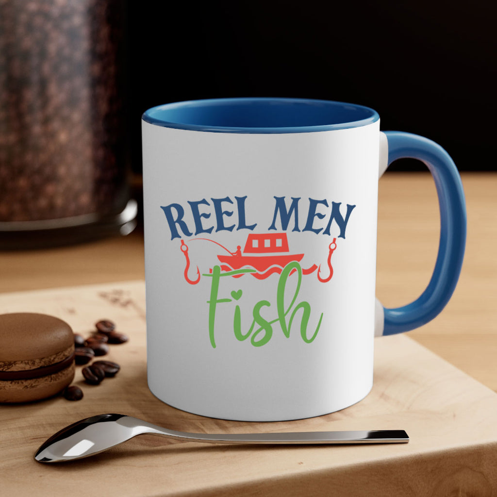 reel men fish 196#- fishing-Mug / Coffee Cup