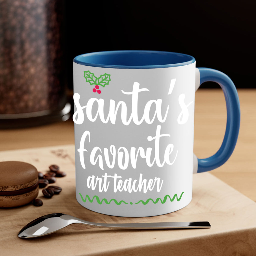 santa's favorite art teacher style 612#- christmas-Mug / Coffee Cup