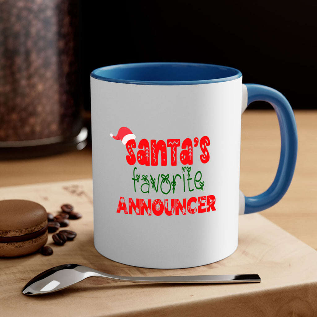 santas favorite announcer style 643#- christmas-Mug / Coffee Cup