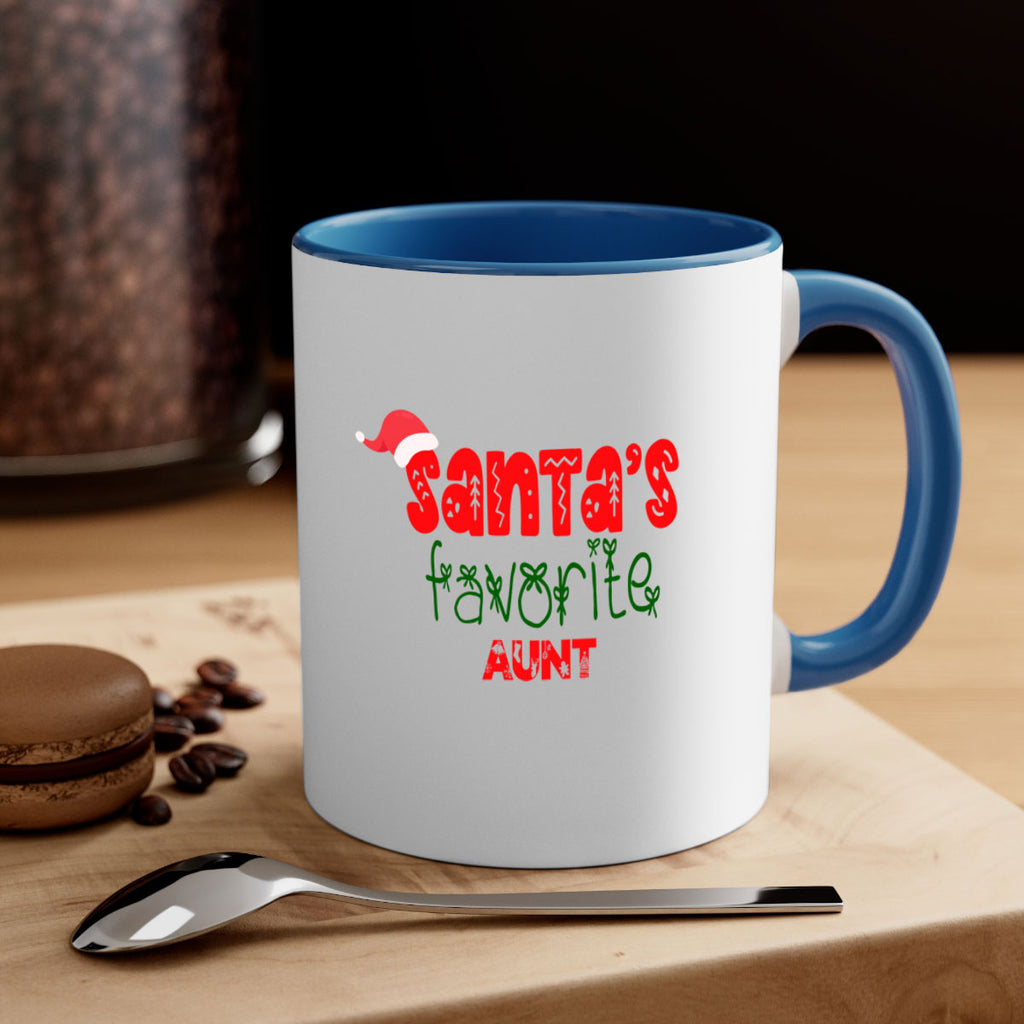 santas favorite aunt style 666#- christmas-Mug / Coffee Cup