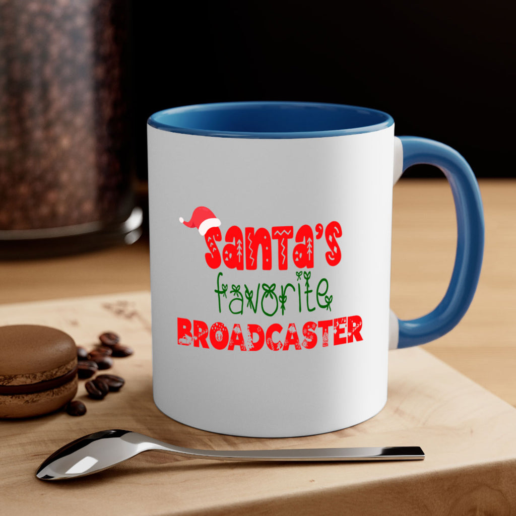 santas favorite broadcaster style 689#- christmas-Mug / Coffee Cup