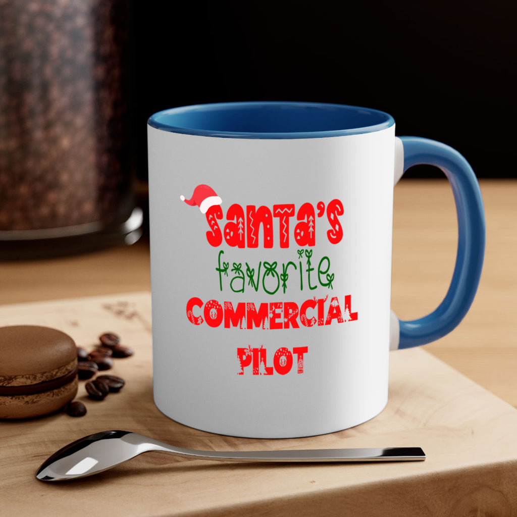santas favorite commercial pilot style 729#- christmas-Mug / Coffee Cup