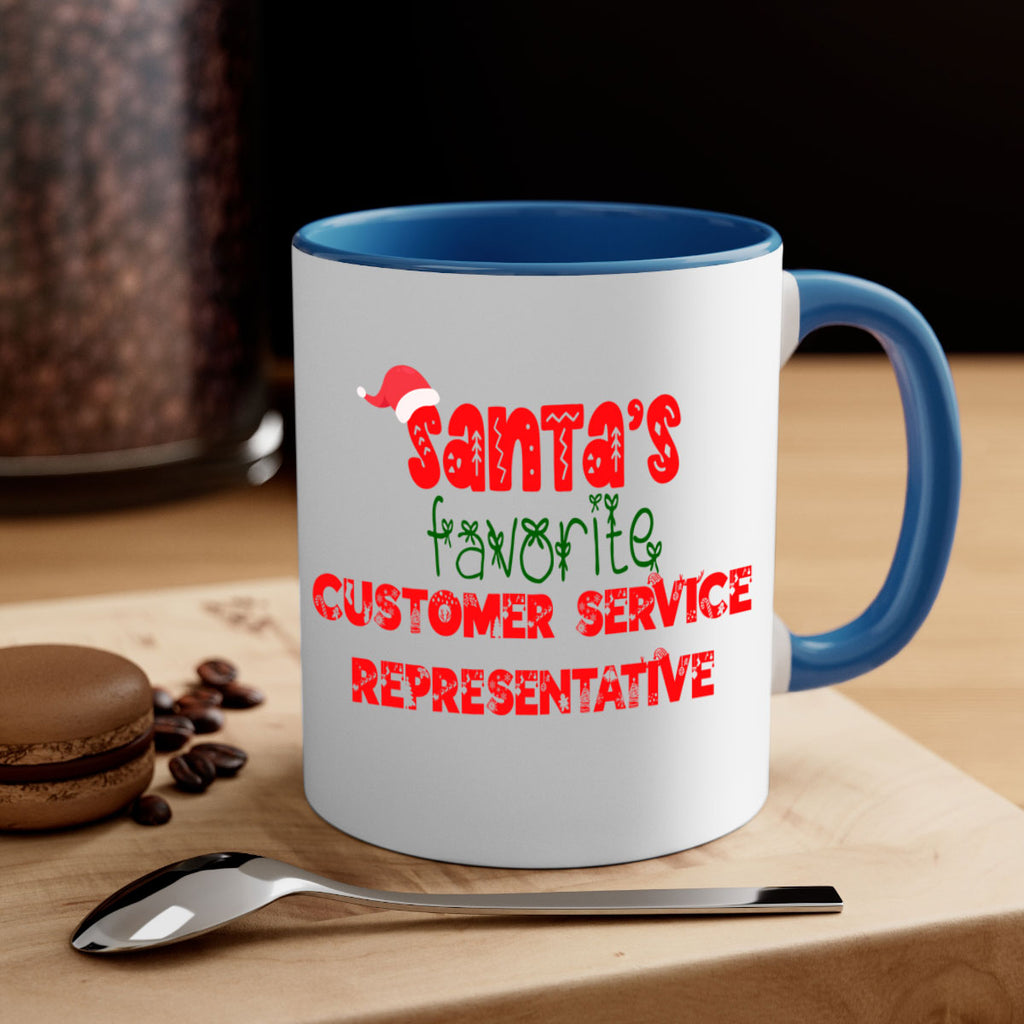 santas favorite customer service representative style 762#- christmas-Mug / Coffee Cup