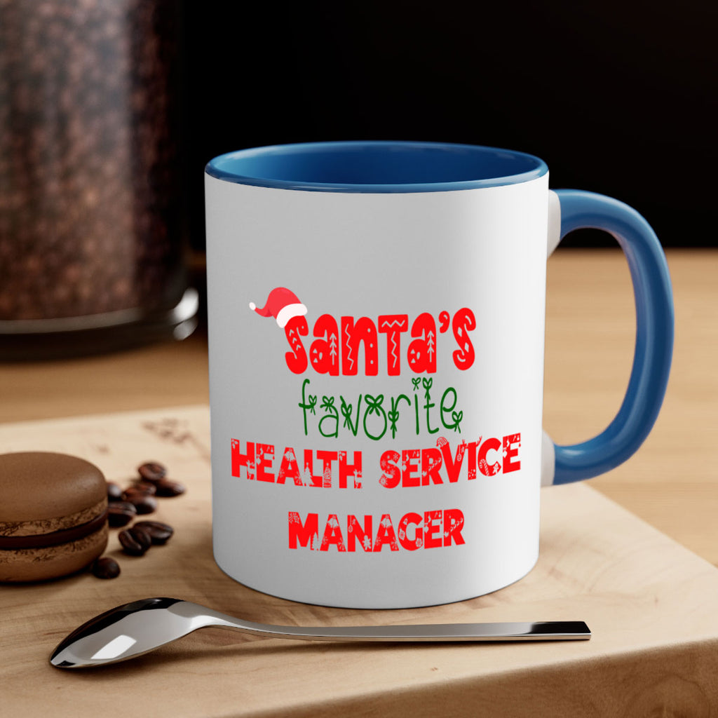 santas favorite health service manager style 866#- christmas-Mug / Coffee Cup